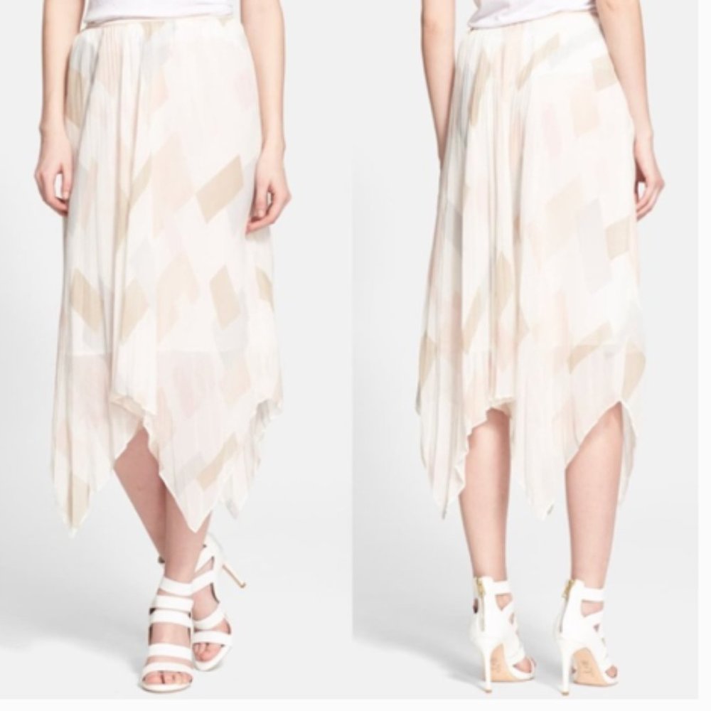 Joie Silk Midi Skirt